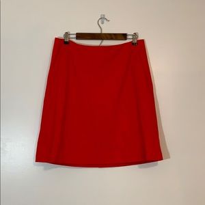 CAbi red skirt